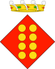Das Wappen der Familie Montcada