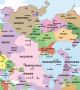 Grafschaften und Herzogtümer in Norddeutschland um 1250