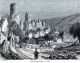 Esch an der Sauer, Luxemburg - Burg mit Ortschaft