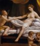 Gemälde Danaë (Detail) von Correggio - Isabella Boschetti ?