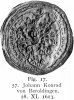 Johann Konrad von Beroldingen - Siegel (17)