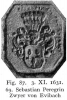 Sebastian Peregrin Zwyer von Evibach - Siegel (87)